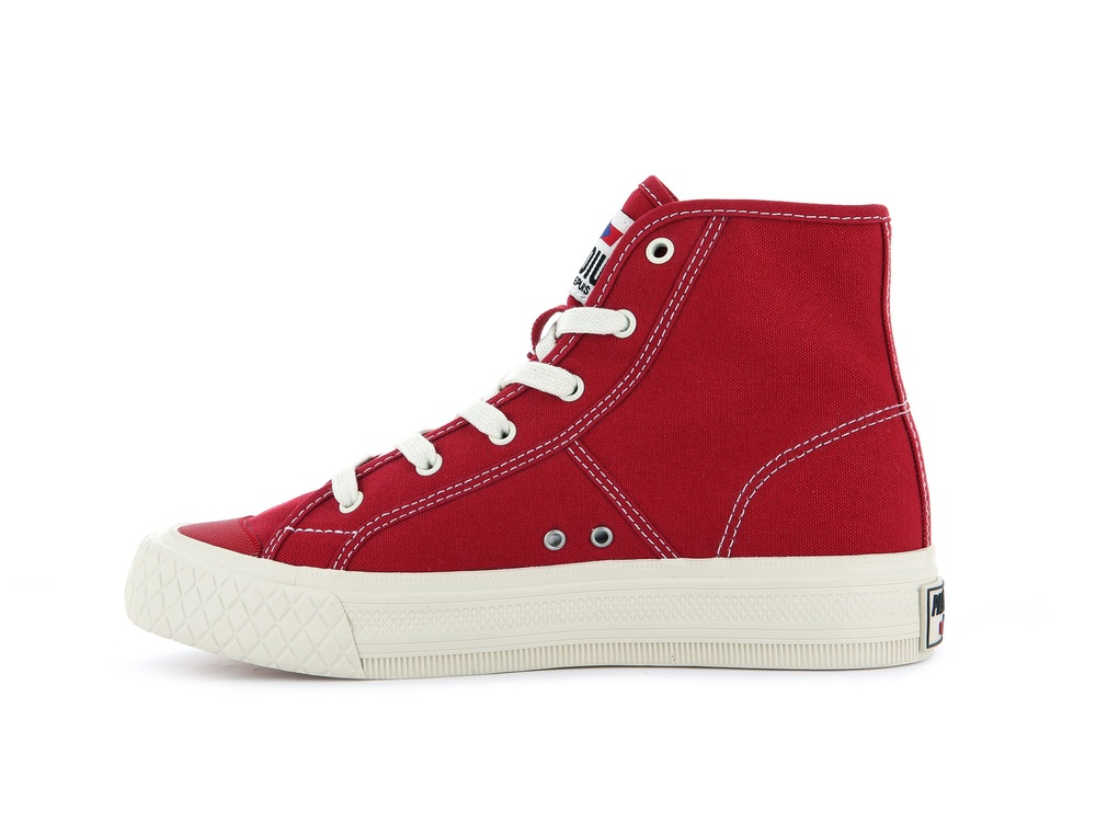 Zapatos Altas Palladium PALLA LOUVEL Hombre Rojas | Costa Rica-39685